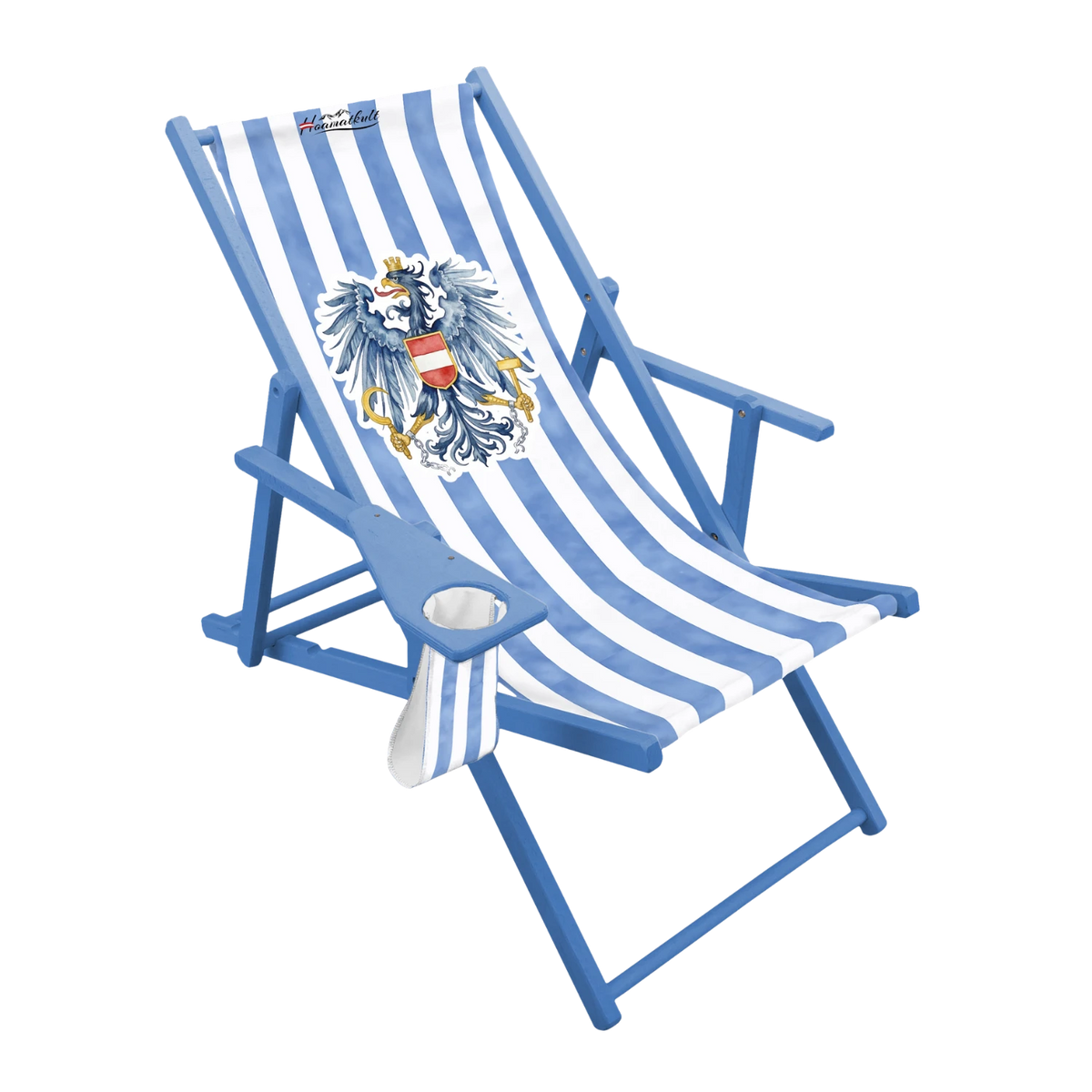 Blauer Strandstuhl Österreich Adler