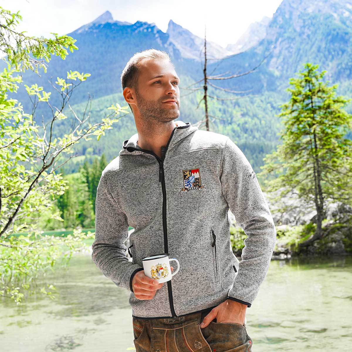 Jacke mit Bayern Wappen