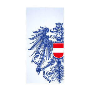 Österreich Adler Frottee Badetuch #Farbe_Hellblau
