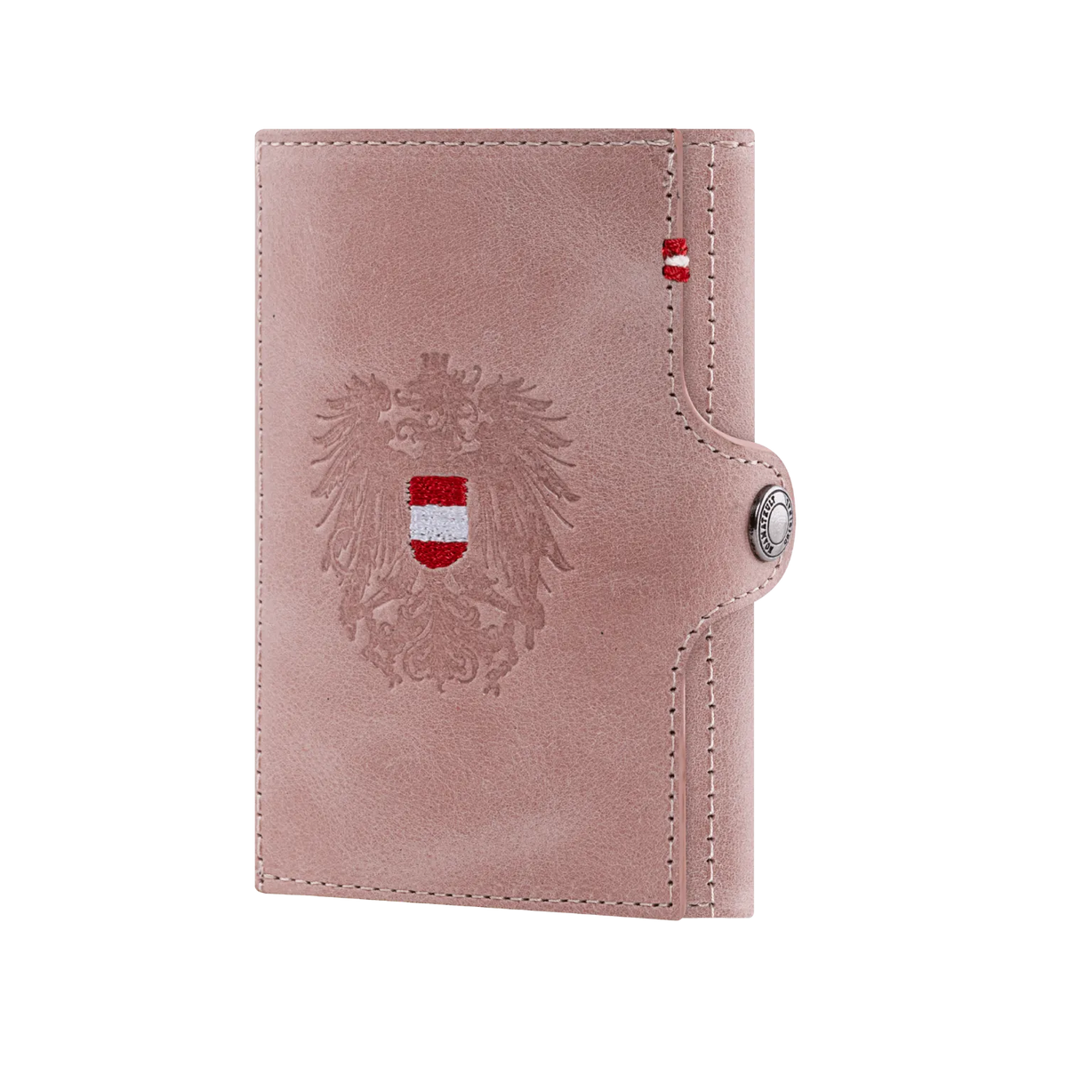 Rosa Damen Slim Wallet Österreich Adler #Farbe_Altrosa