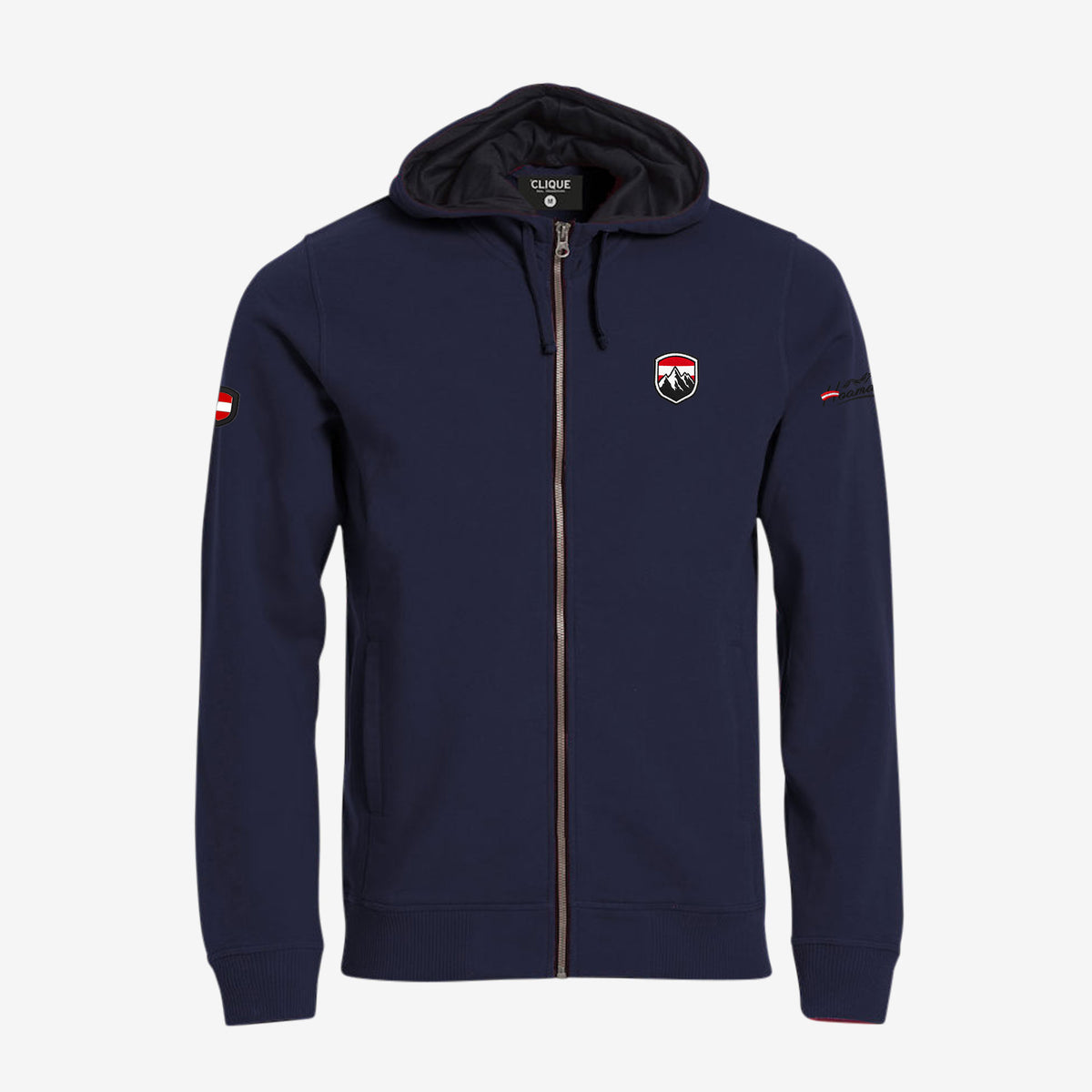 Berg Hoodie mit Kapuze #Farbe_Navy-Blau