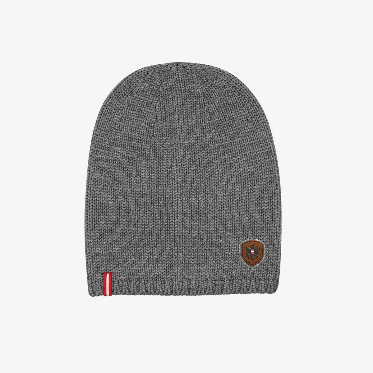 Österreich Adler Merino Muetze dunkelgrau kaufen #Farbe_Grau