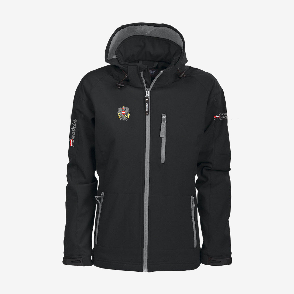 Österreich Damen Winterjacke #Farbe_Schwarz