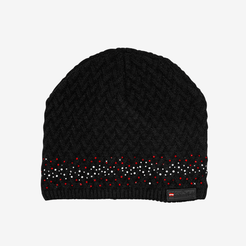 Schwarze Glitzer Mütze kaufen #Farbe_Schwarz