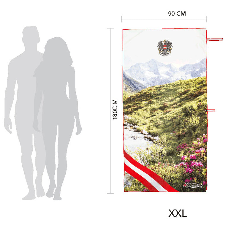Berglandschaft Badetuch - Mikrofaser XXL