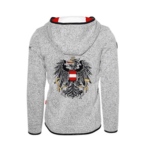 Österreich Adler Strickfleece Jacke Herren