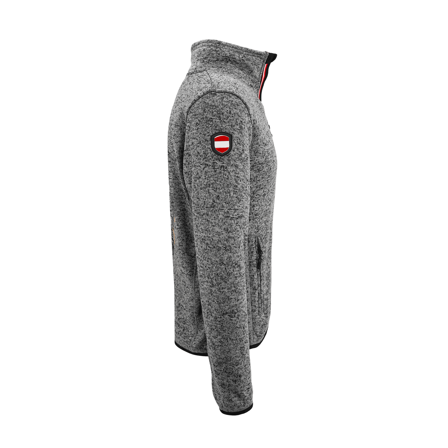 Kultjacke ohne Kapuze - Austria Ski rot