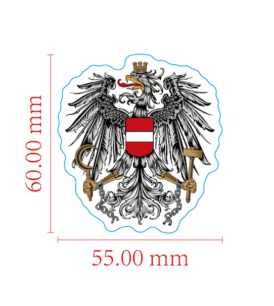 Österreich Adler Sticker