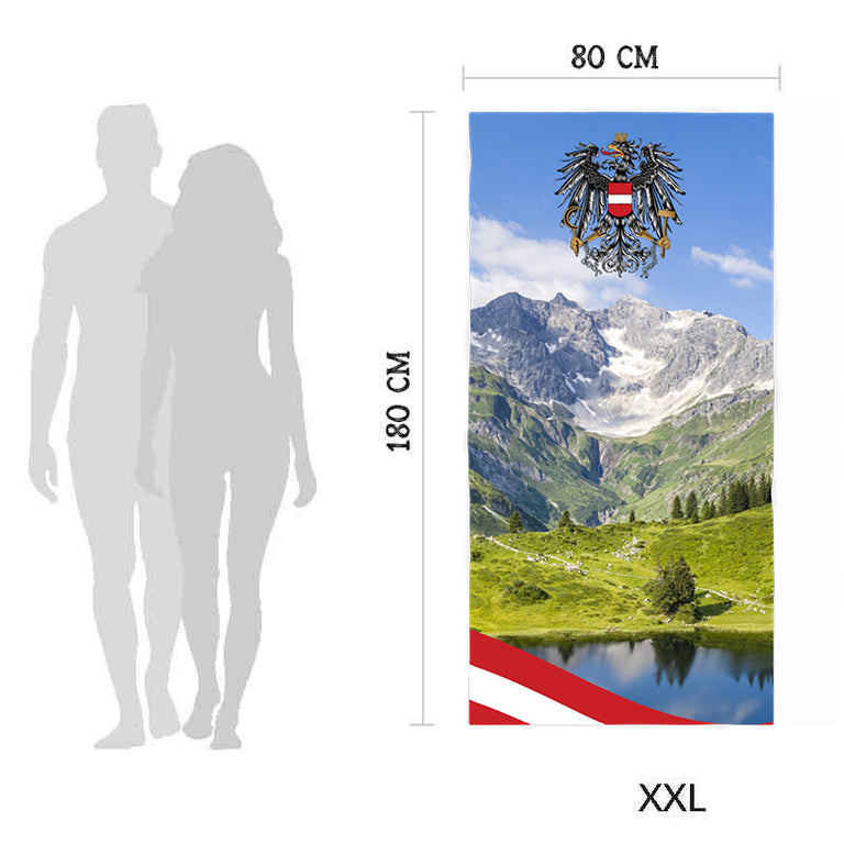 Frottee-Badetuch Alpensee