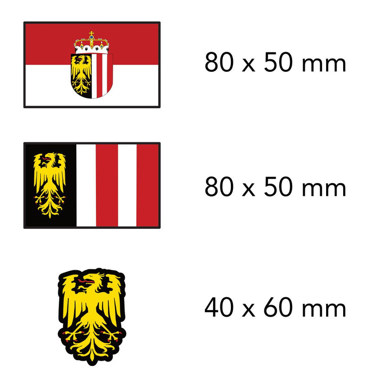 Oberösterreich Flagge Sticker
