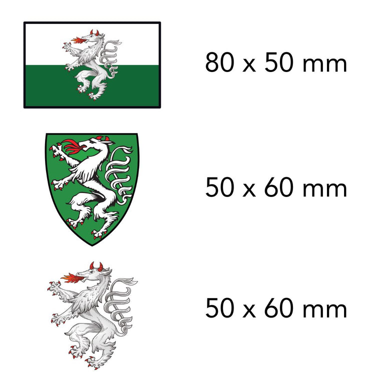 Steiermark Flagge Sticker