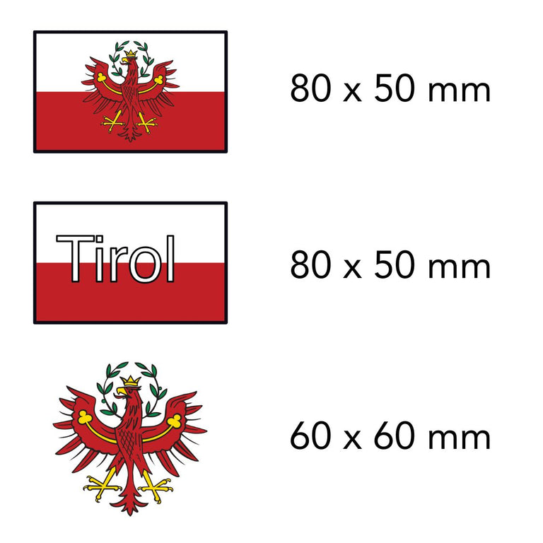 Tirol Flagge Sticker