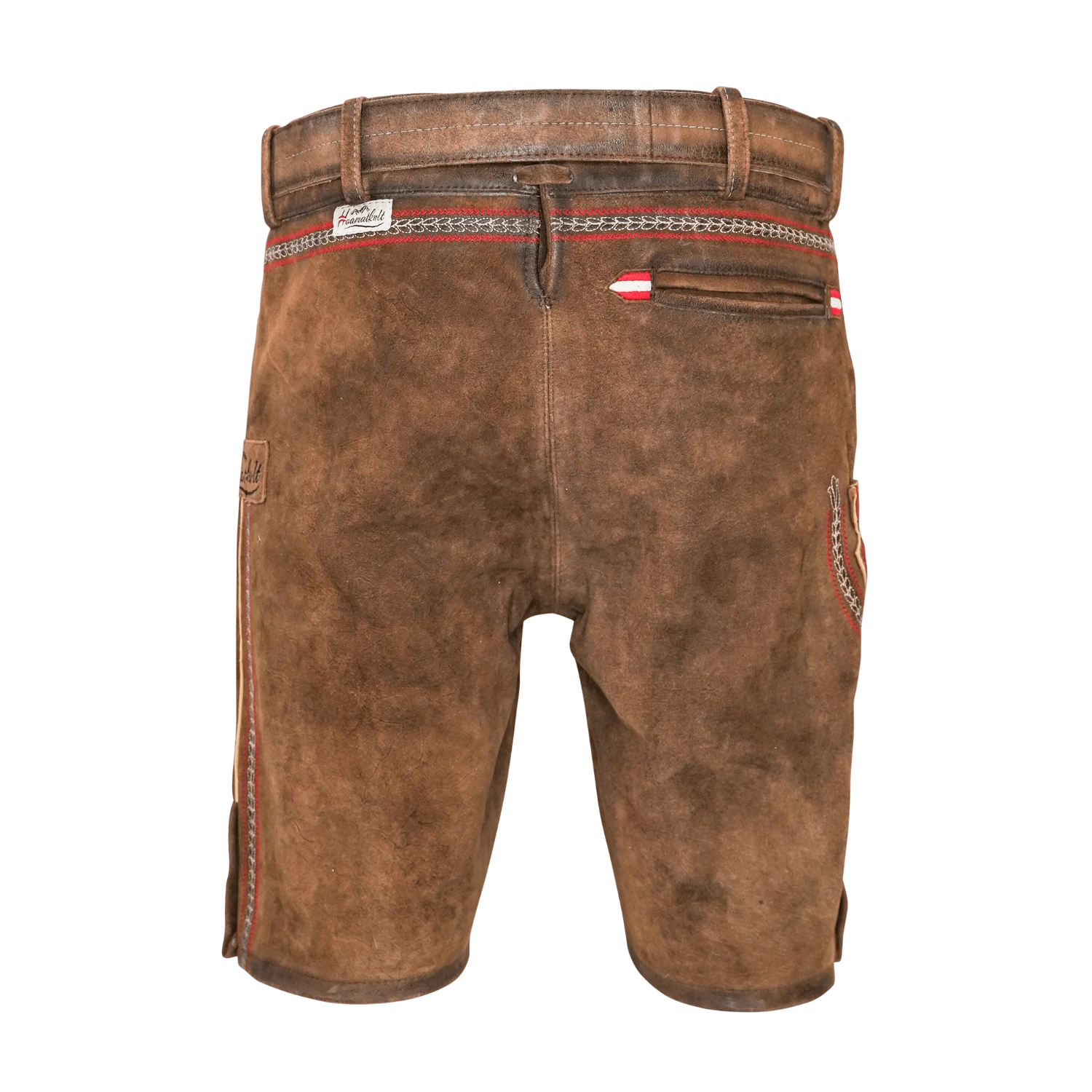 Kult Lederhose Österreich Adler - Klassik Braun