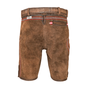 Kult Lederhose Österreich Adler - Klassik Braun