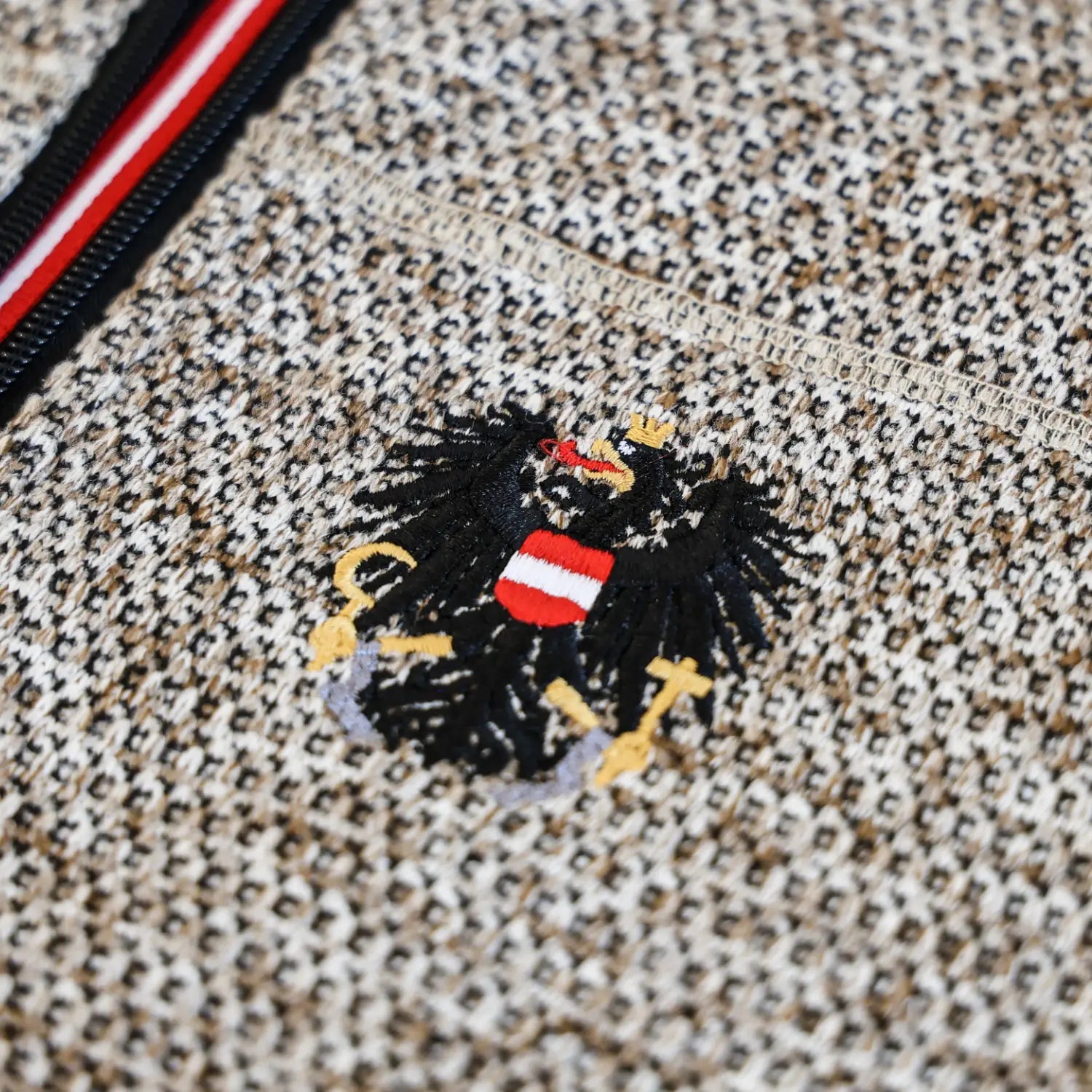 Adler Stick hellbraun #Farbe_Hellbraun-Strick