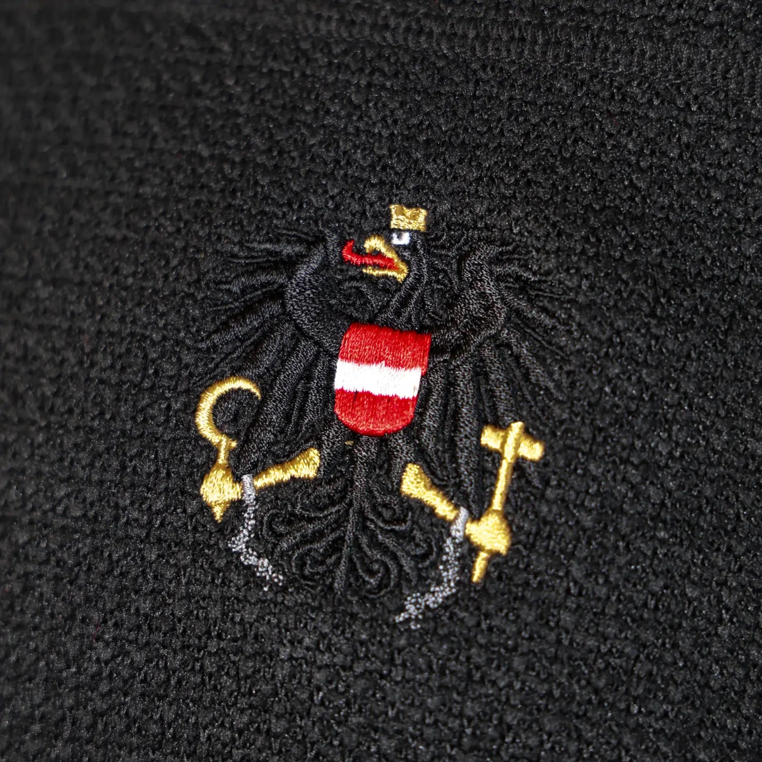 Österreich Kultjacke ohne Kapuze - Strickoptik