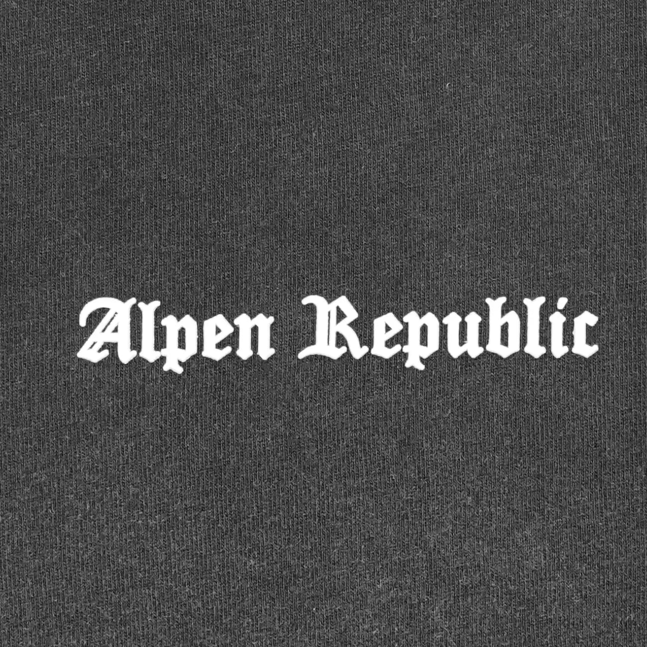 Alpen Republic Oversize T-Shirt - Schwarz