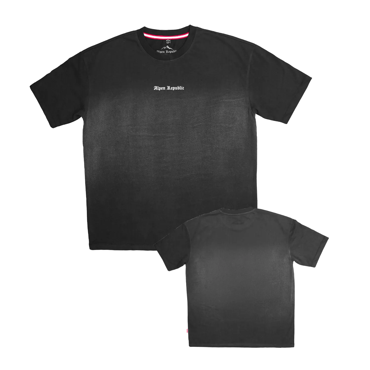 Alpen Republic Oversize T-Shirt - Schwarz