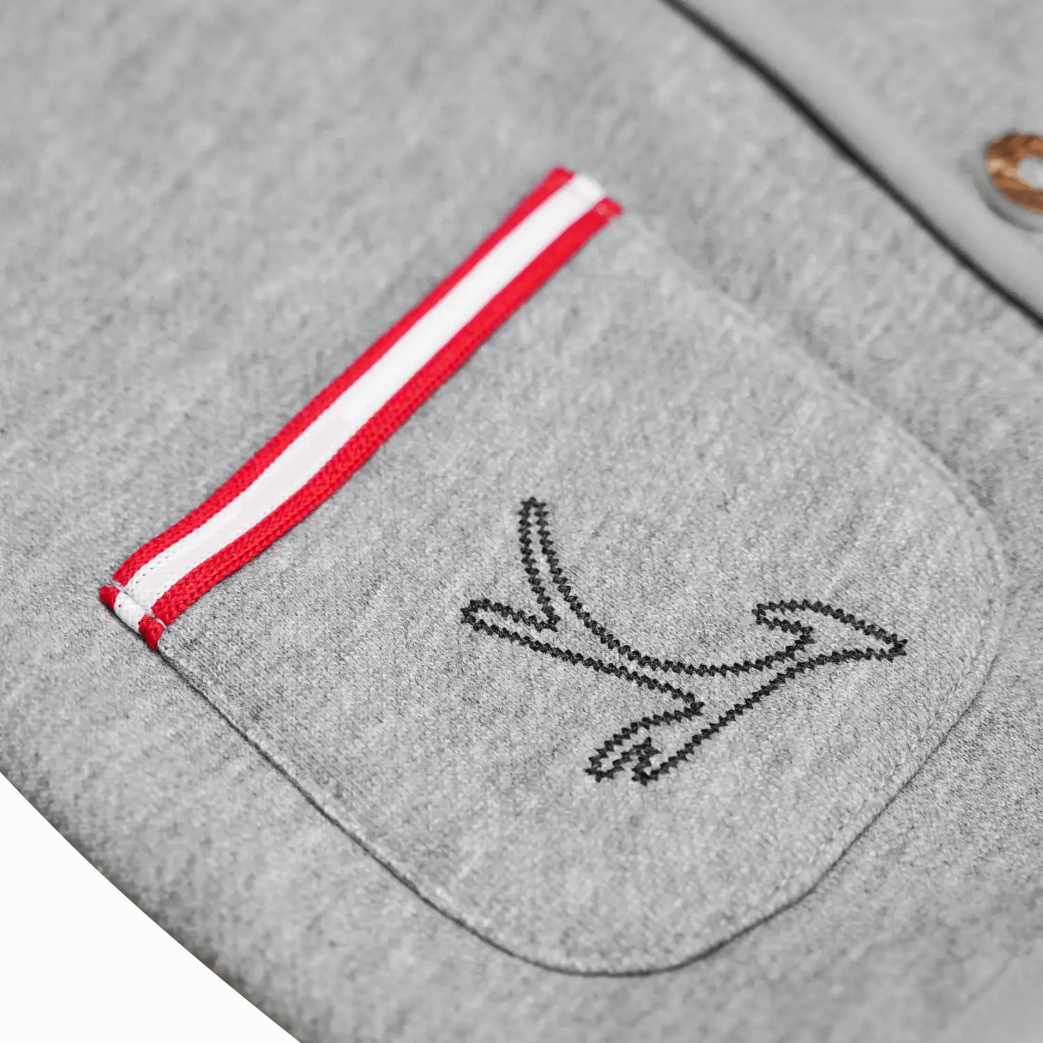 Alpenzwerg Kinderjacke Geweih rot Österreich