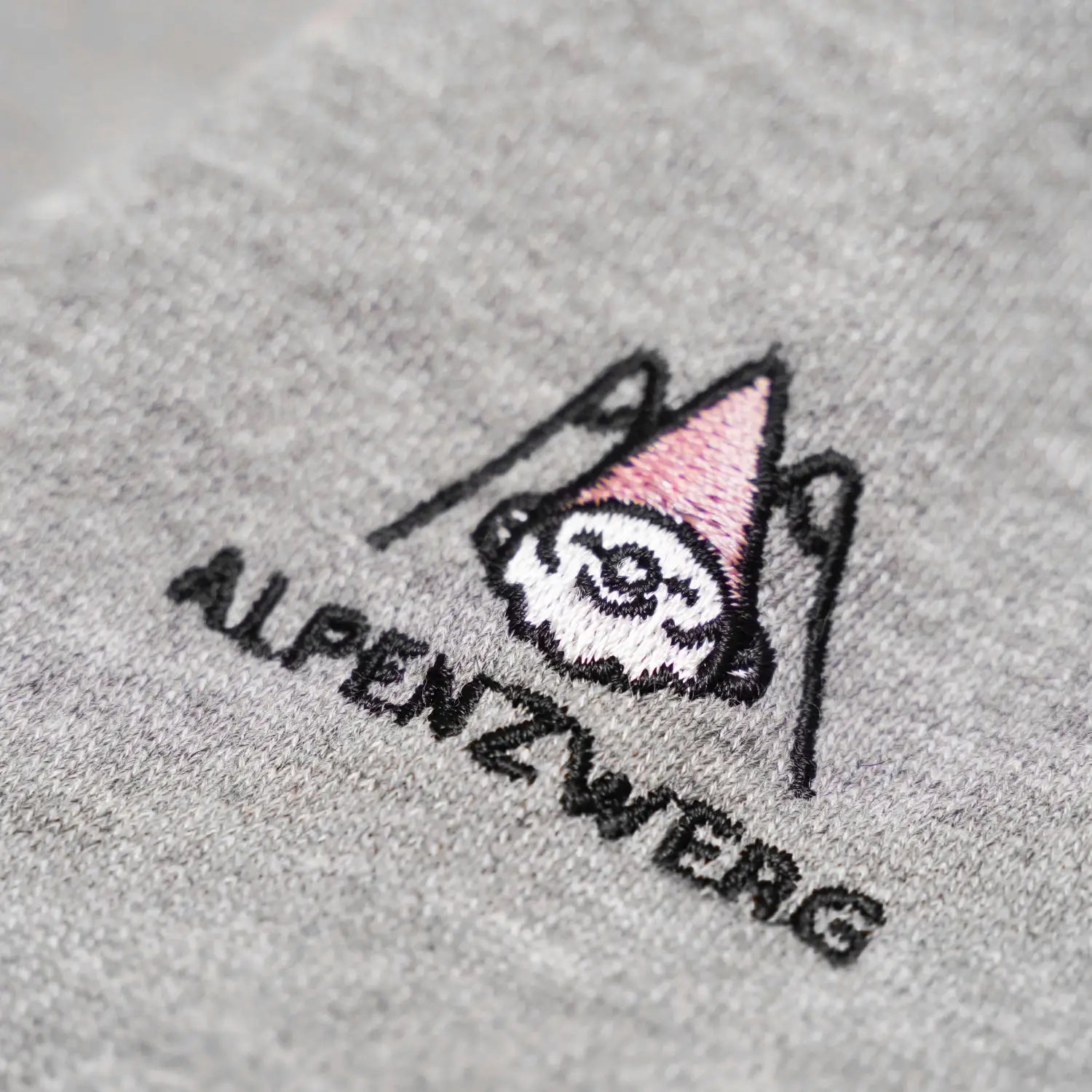 Alpenzwerg Logo Kinder Trachtenweste rosa