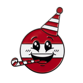 Ansteckpin Geburtstag Kult Smiley