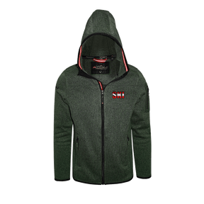 Kultjacke mit Kapuze - Ski rot-weiss-rot