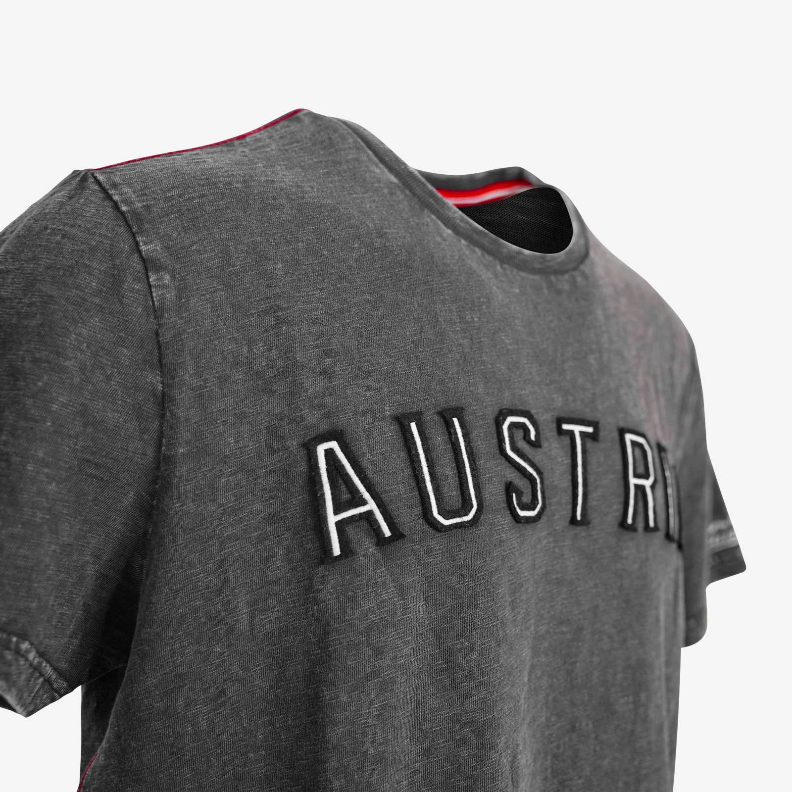 Austria Herren T-Shirt grau Vintage Look