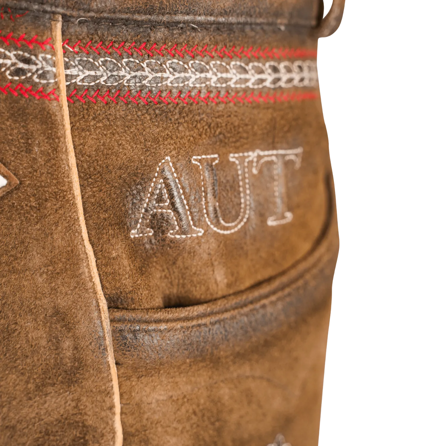 Kult Lederhose Österreich Adler - Klassik Braun
