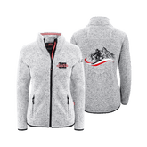Austria Ski Damen Fleece Weste hellgrau ohne Kapuze #Farbe_Hellgrau
