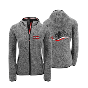 Kultjacke mit Kapuze - Austria Ski rot