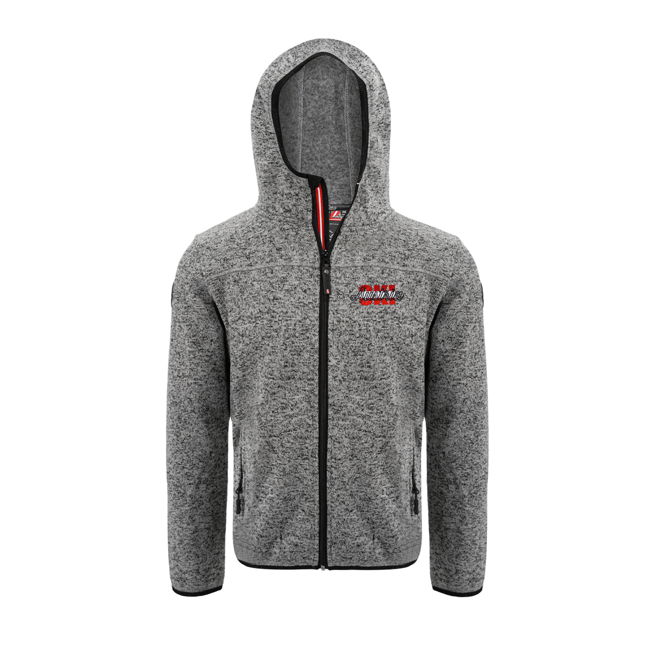 Kultjacke mit Kapuze - Austria Ski rot