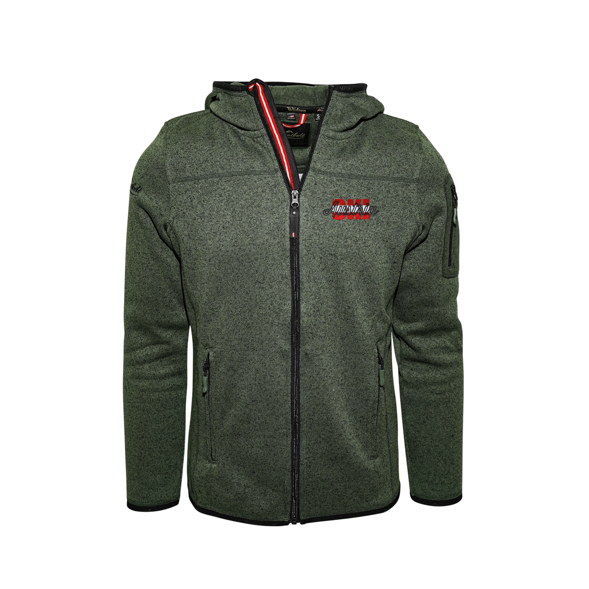 Kultjacke mit Kapuze - Austria Ski rot