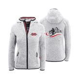 Austria Ski Strickfleece Jacke für Damen hellgrau #Farbe_Hellgrau
