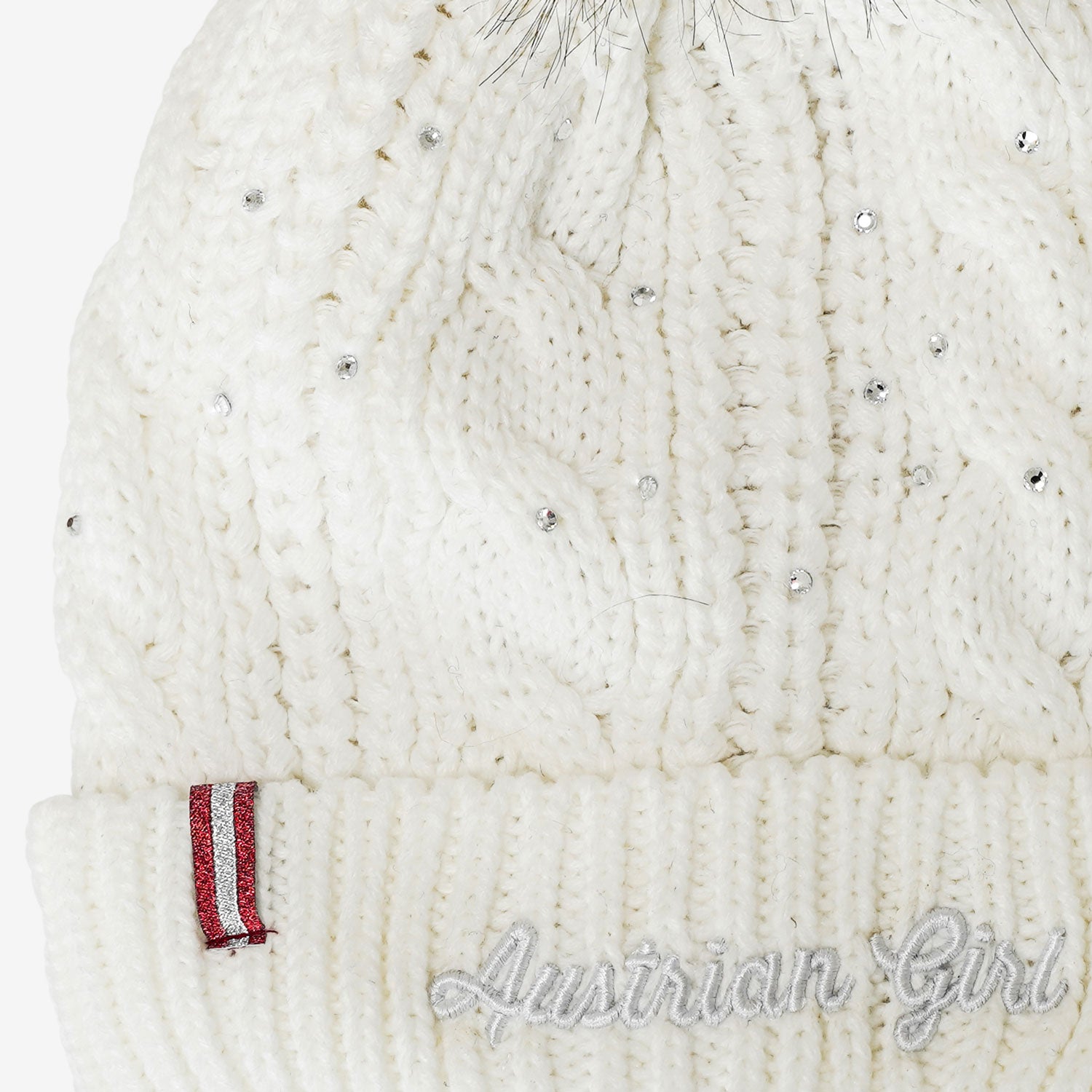 Austrian Girl Glitzer Haube