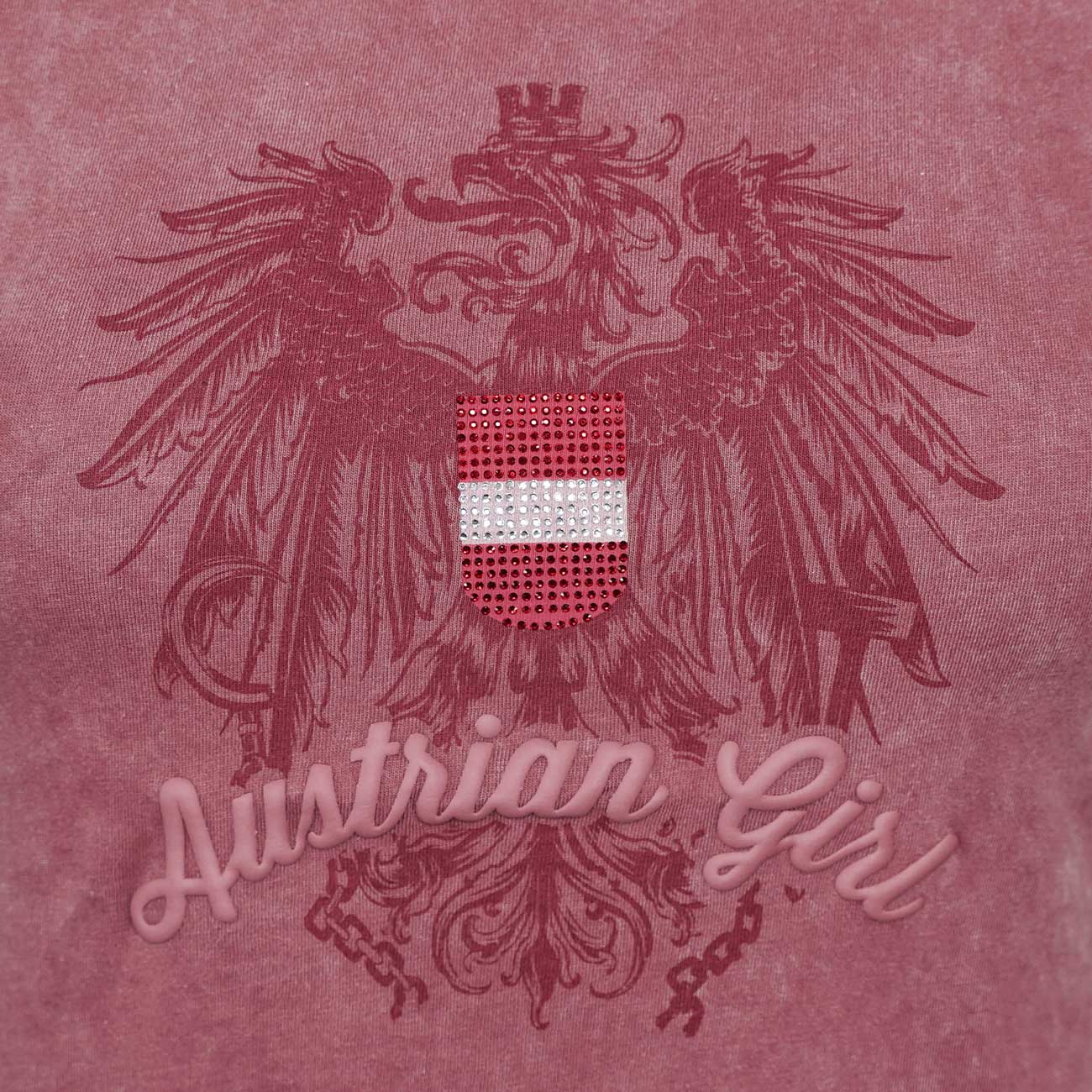 Austrian Girl Vintage T-Shirt - Altrosa