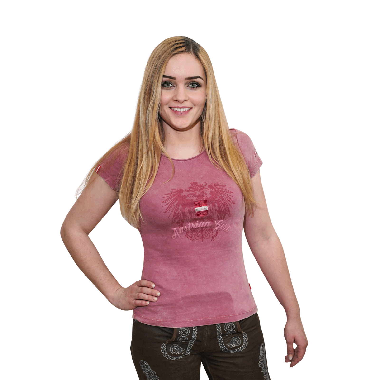 Austrian Girl Shirt altrosa