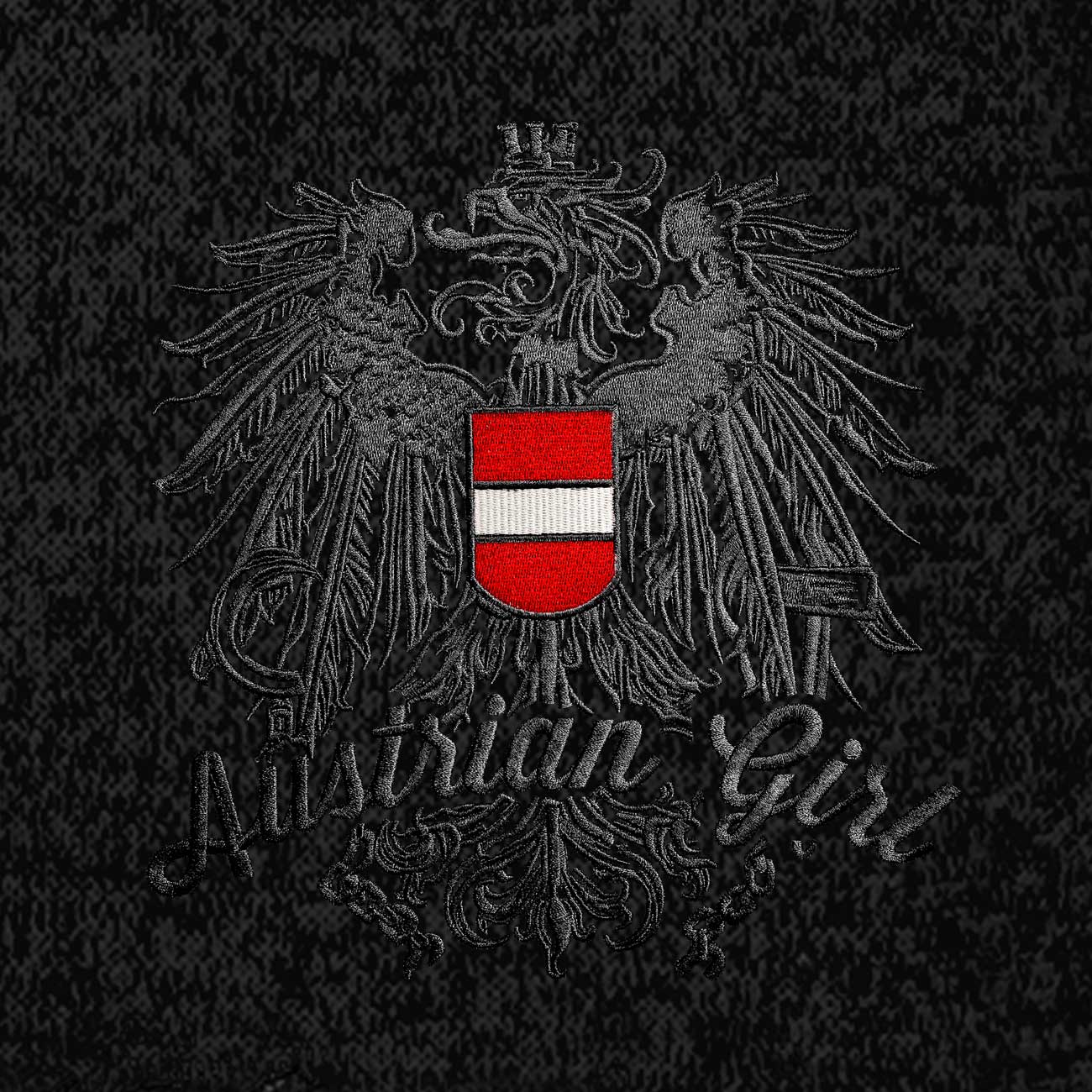 Austrian Girl Stickerei