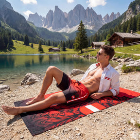 Frottee-Badetuch Österreich Adler - WM-Kollektion