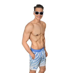 Bayern Badehose - Blau/Weiß