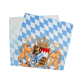 Bayern Strandtuch blau weiß