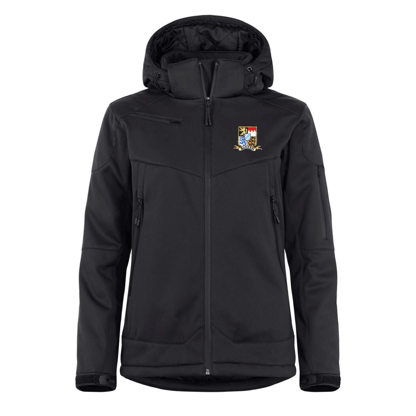 Bayern Winterjacke Damen schwarz