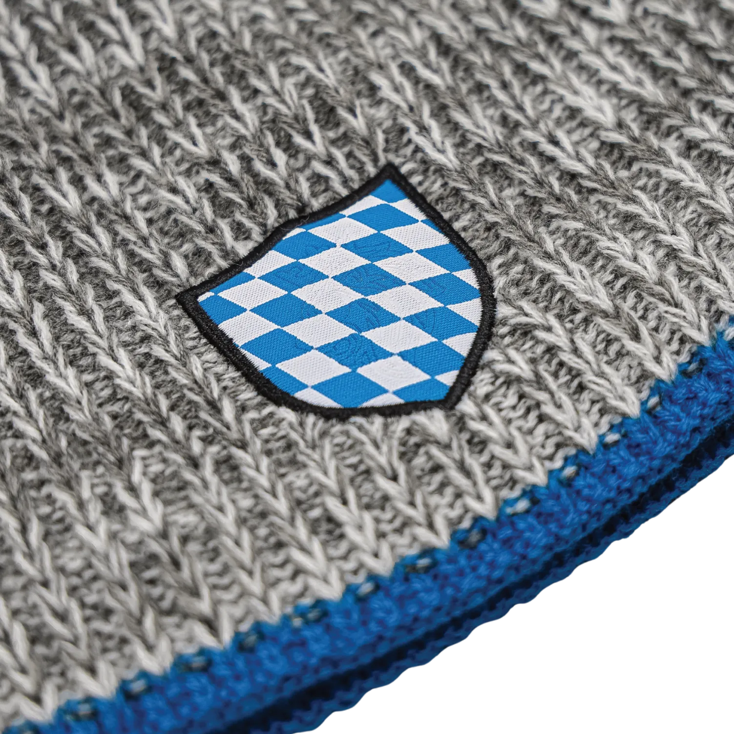 Bayern Wintermütze Grau Blau