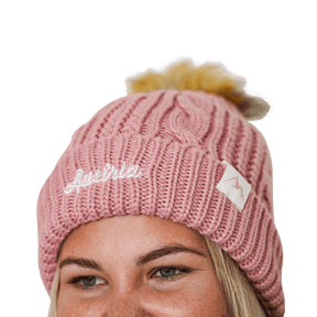 Beanie Damen rosa