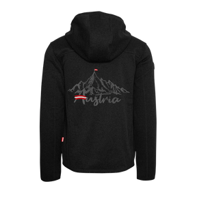 Berg Kultjacke mit Kapuze - Strickoptik