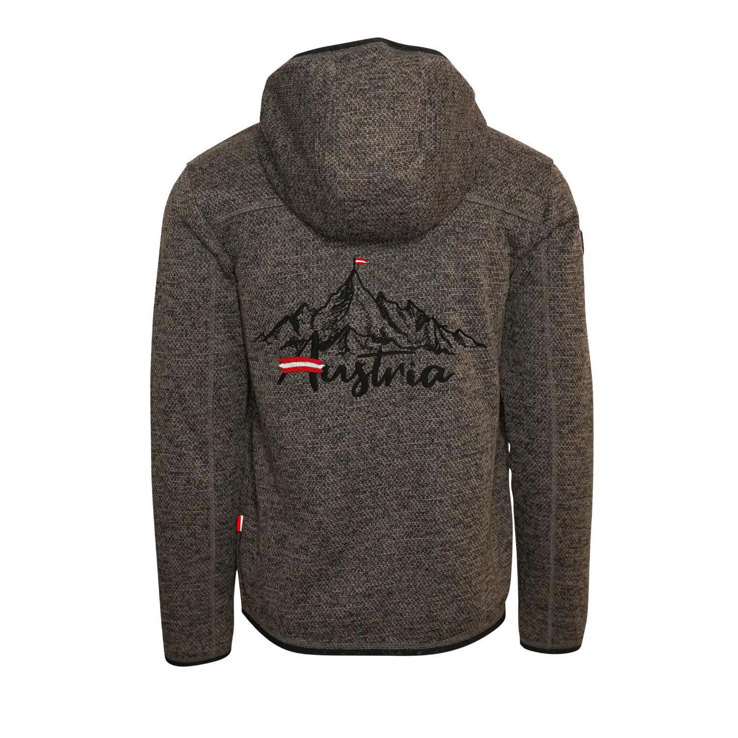 Berg Kultjacke mit Kapuze - Strickoptik