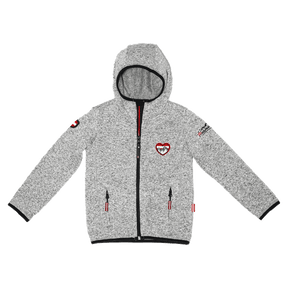 Berg Herz Kinder Fleece Jacke