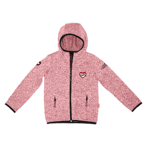 Berg Herz rosa Jacke