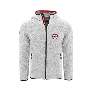 Berg Herz Strickfleece Jacke Kinder