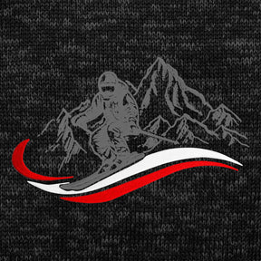 Kultjacke ohne Kapuze - Skifahrer