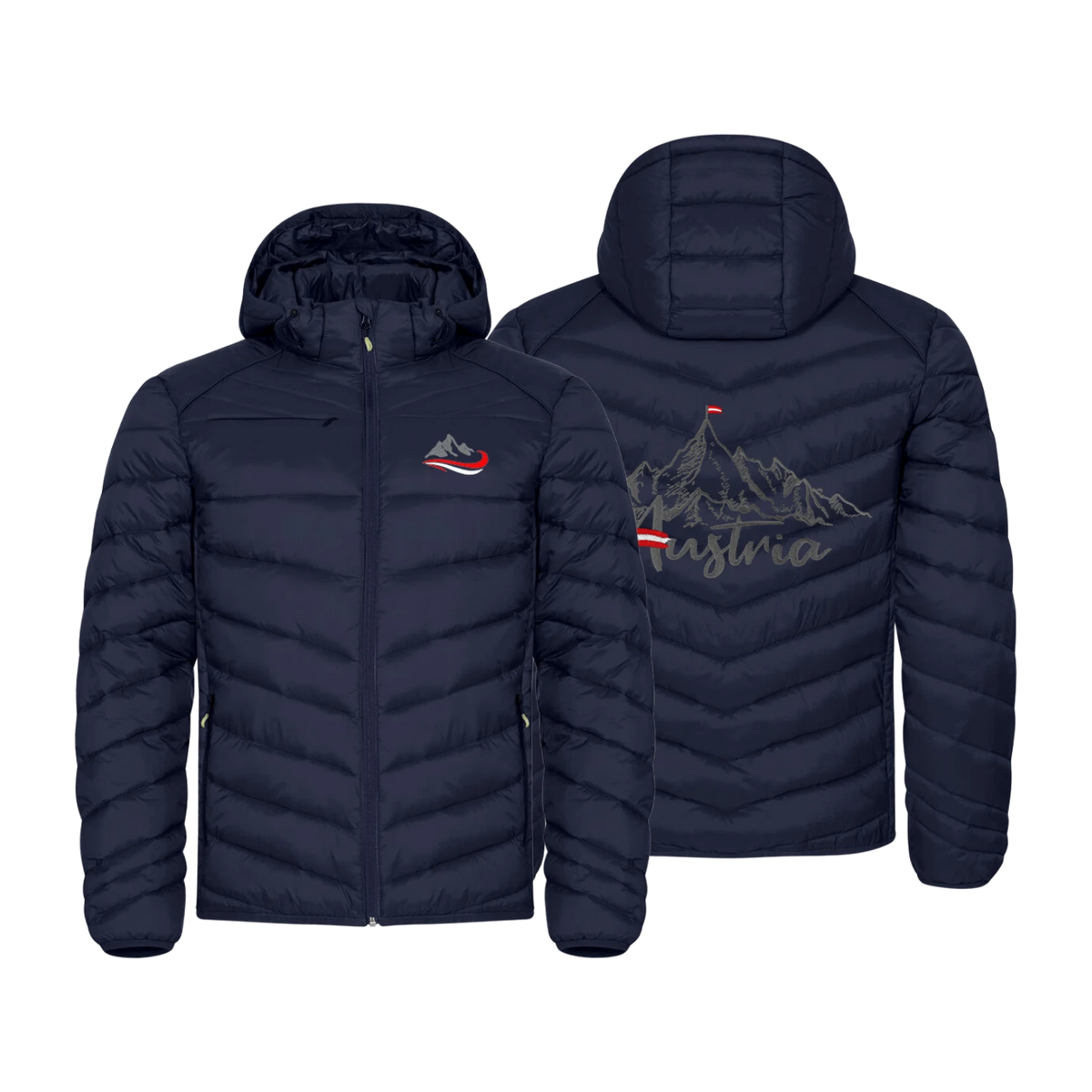 Berg Steppjacke Winter Herren dunkelblau #Farbe_Dunkelblau